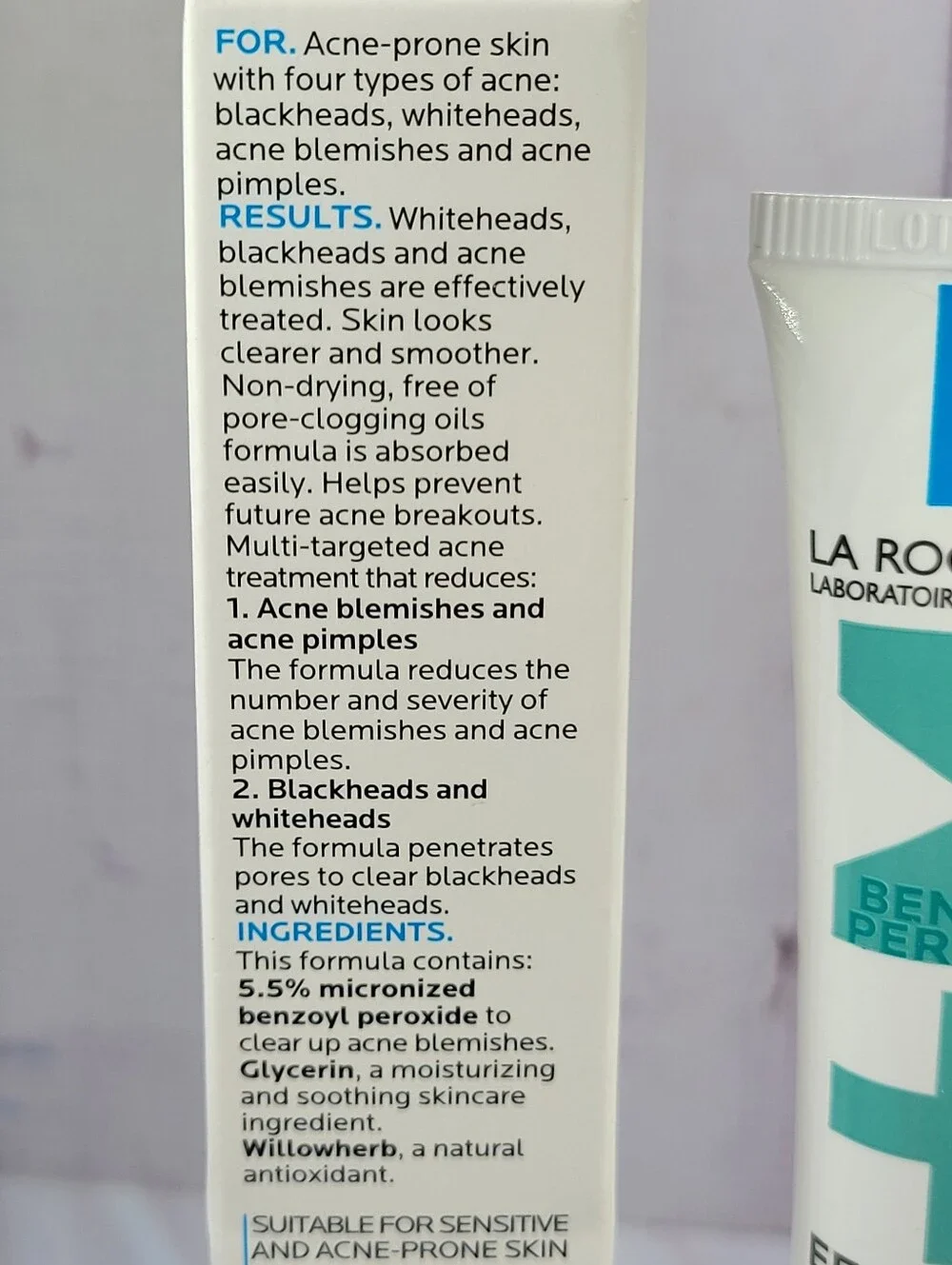 La Roche-Posay Effaclar BPO Multi-Target Acne Treatment BNIB